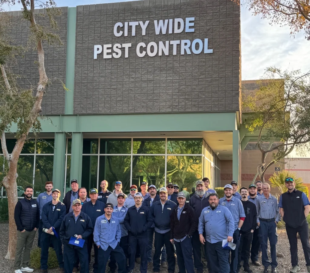 The City Wide Pest Control team outside the company's Phoenix office